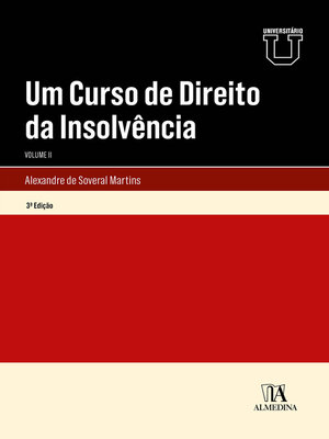 cover image of Um Curso de Direito da Insolvência Volume II--3ª Edição